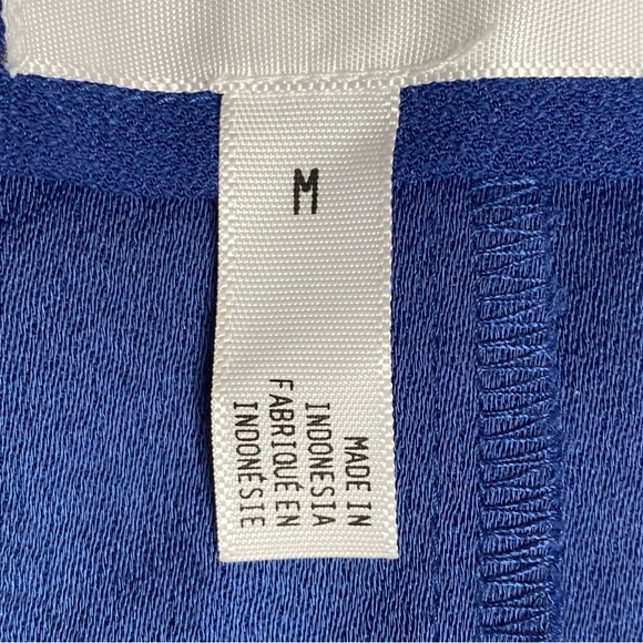 Leith Womens Trench Coat Lightweight Open-Front Blue Stretch - Picture 11 of 12